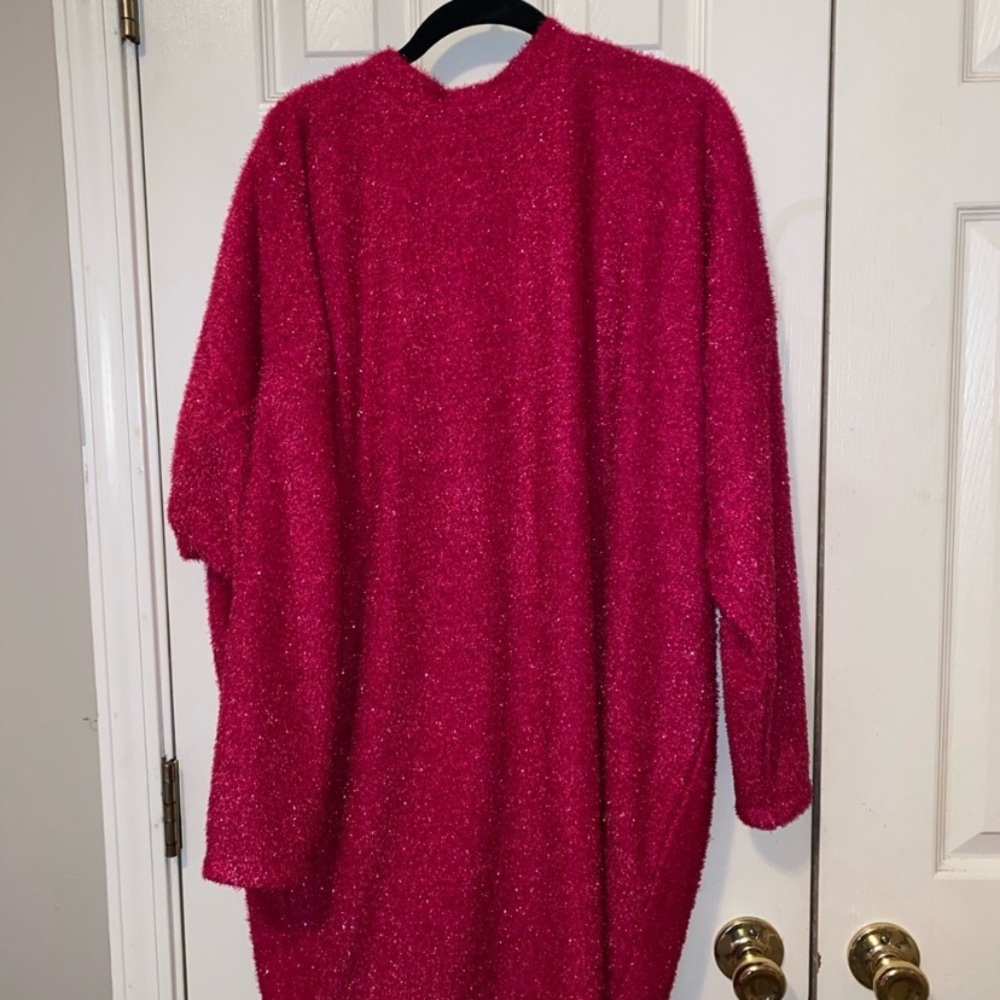 H&M Vibrant Pink Knit Sweater